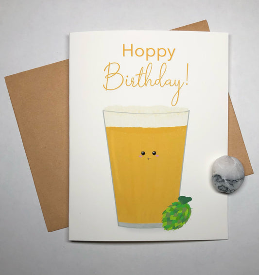 Hoppy Birthday Card