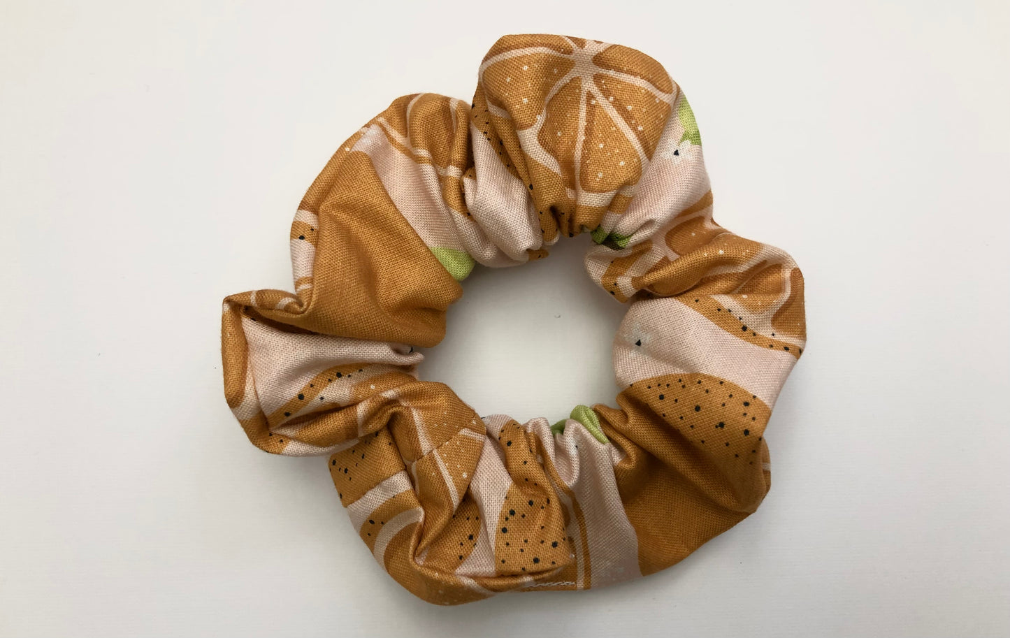 Peach/Orange Citrus Scrunchies