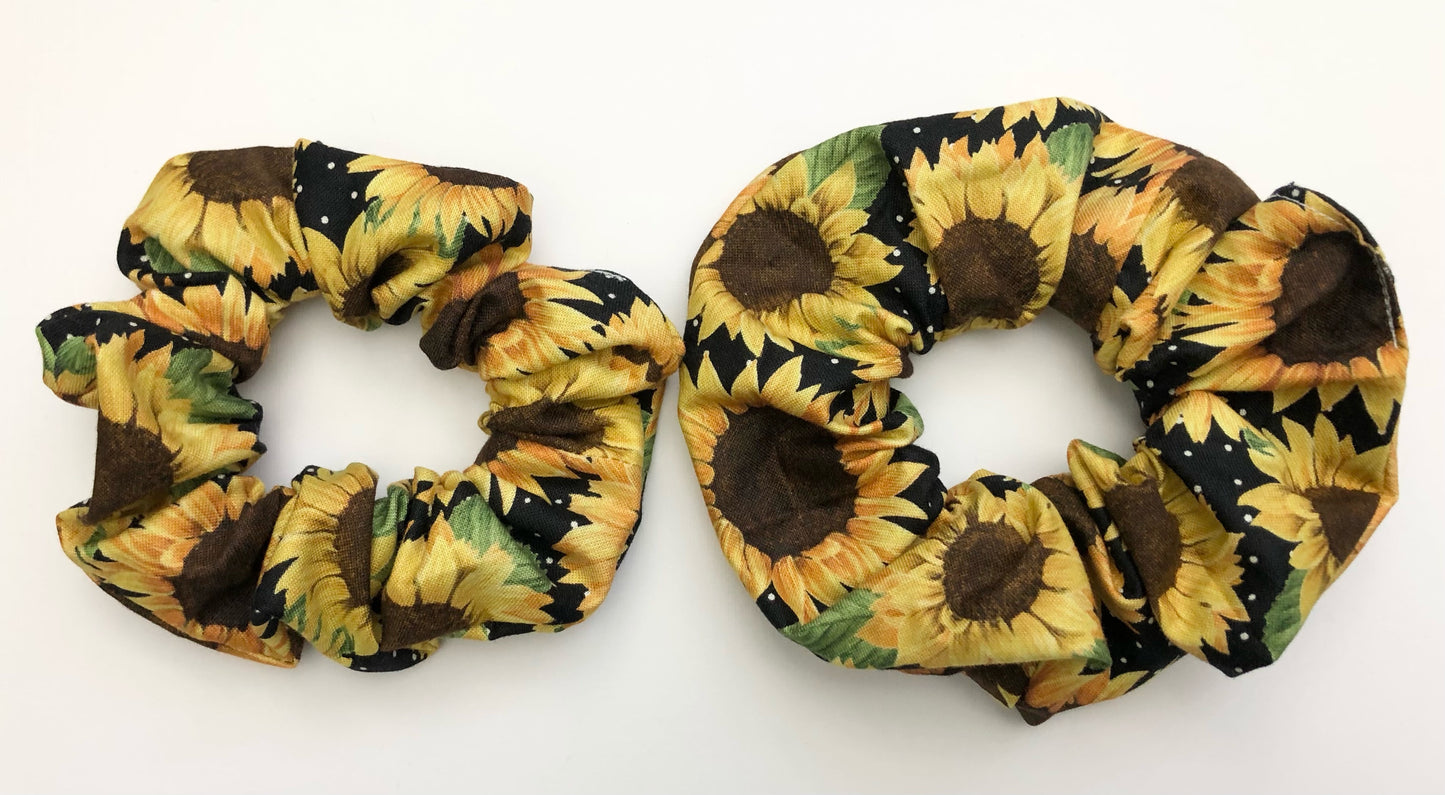 Sunflowers Scrunchies