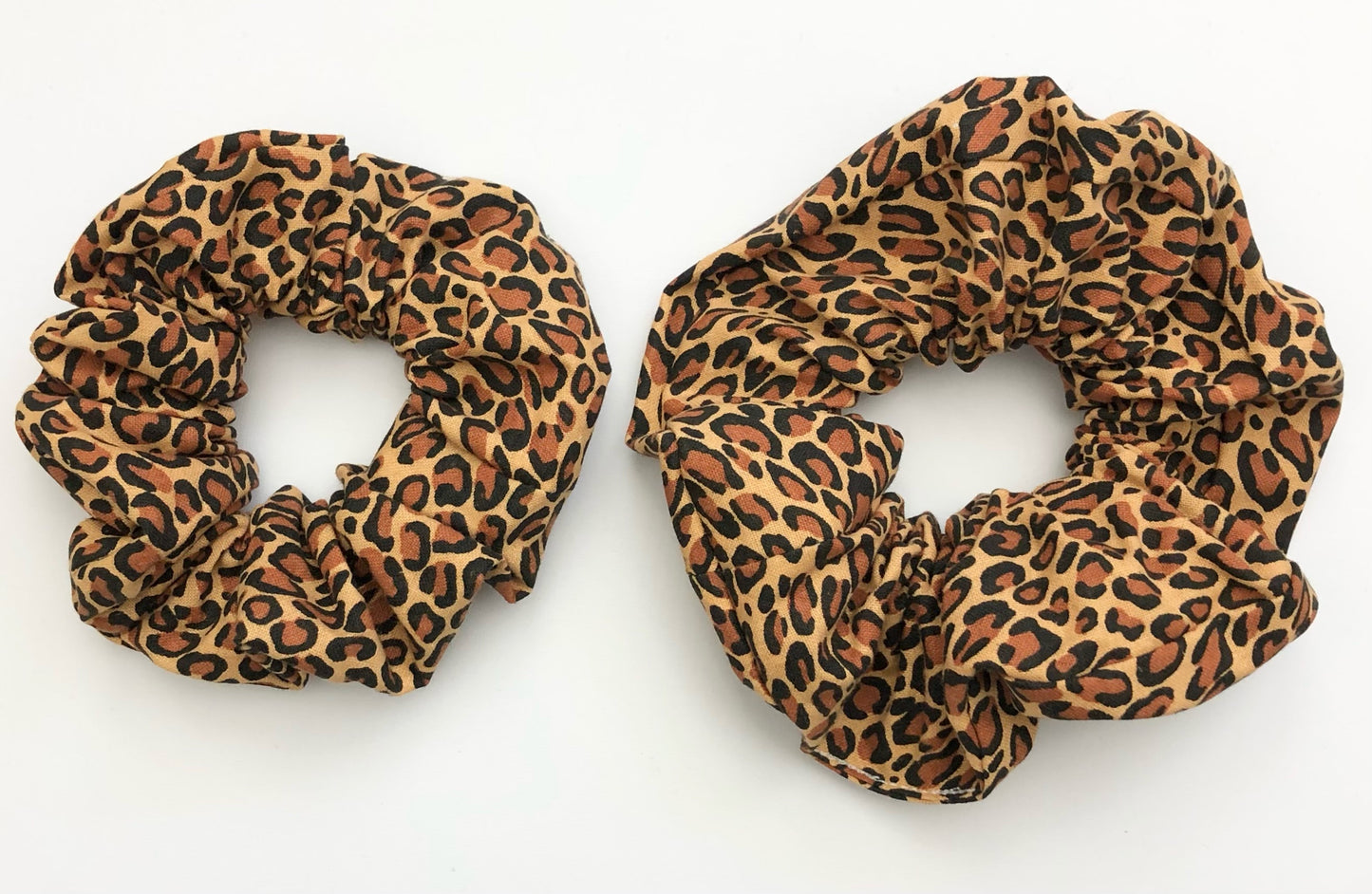 Cheetah Print Scrunchies